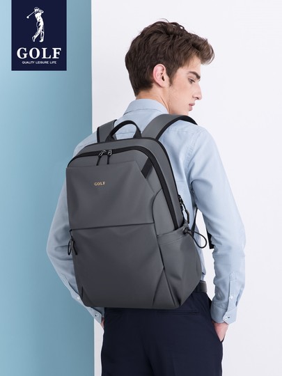 高尔夫2025新款双肩包休闲百搭时尚高中大学生旅行简约电脑背包