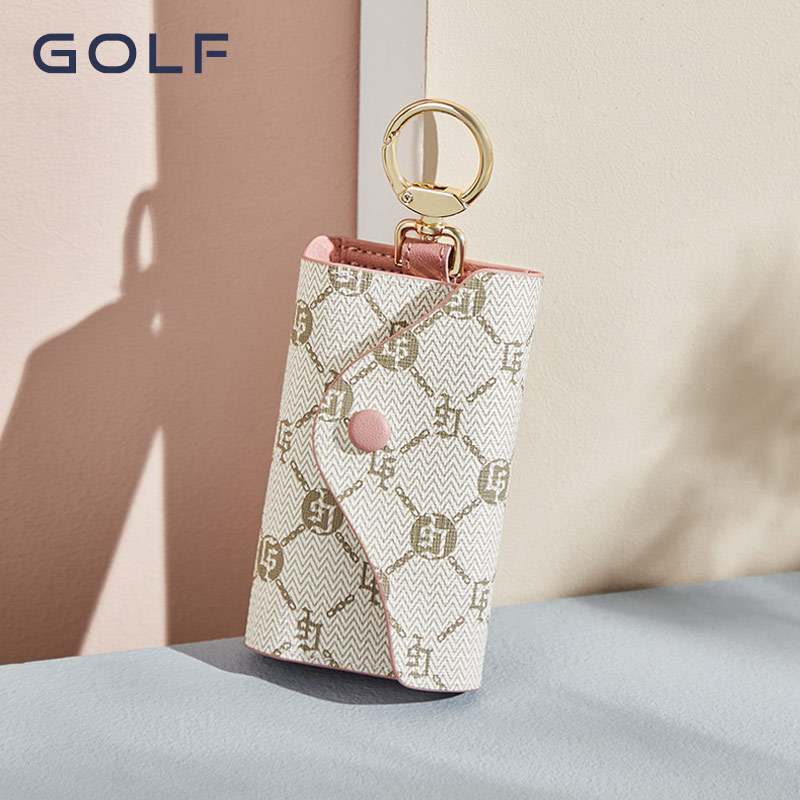 Golf Key Bag for Women, Multifunctional Key Bag, Compact Mini Keychain, Large Capacity Card Holder, Key Bag Two-In-One