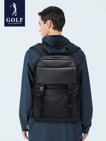 Golf2025 New Men's Business Backpack Large Capacity Computer Backpack Fashionable Casual Travel Commuter Bag for Men