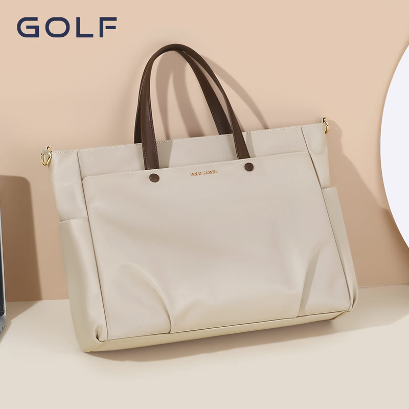 Golf Laptop Bag Women's Large Capacity Briefcase Shoulder Crossbody Tote 15.6inch Inner Bag