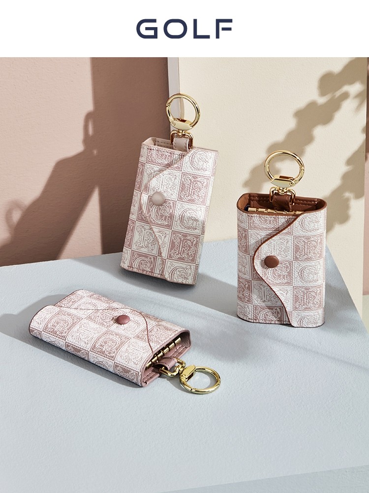 Golf Key Case for Women, Universal Car Key Holder, Multifunctional 2025 New Model, Compact Mini Key Case