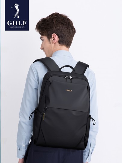 高尔夫2025新款双肩包休闲百搭时尚高中大学生旅行简约电脑背包