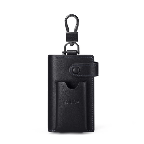 Универсальная маленькая ключница, универсальные вместительные и большые ключи от машины, из натуральной кожи, простой и элегантный дизайн