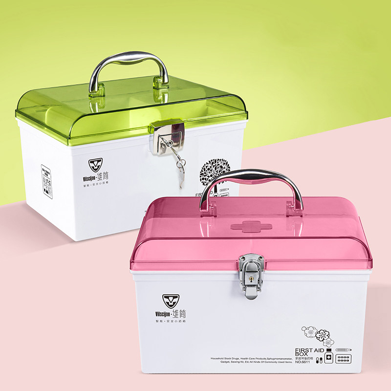Medicine Box Home Medicine Box Large Number Children Medicine Box First Aid Kit Medicine Containing Box Medical Box Home Small Medicine Box