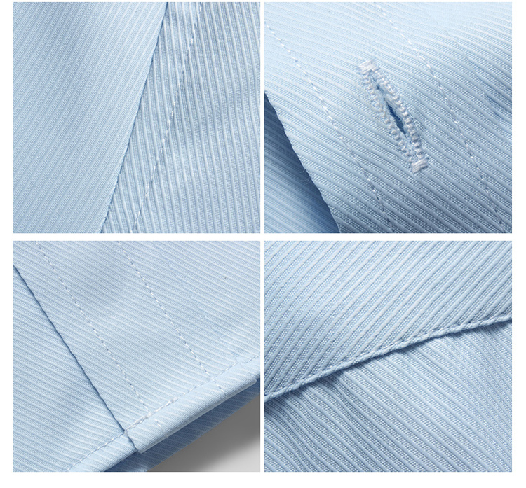 Áo sơ mi trắng nam tay dài Kinh doanh là một chiếc áo yếm cotton mỏng cộng với áo béo cực rộng kích thước lớn màu đen shop thời trang nam