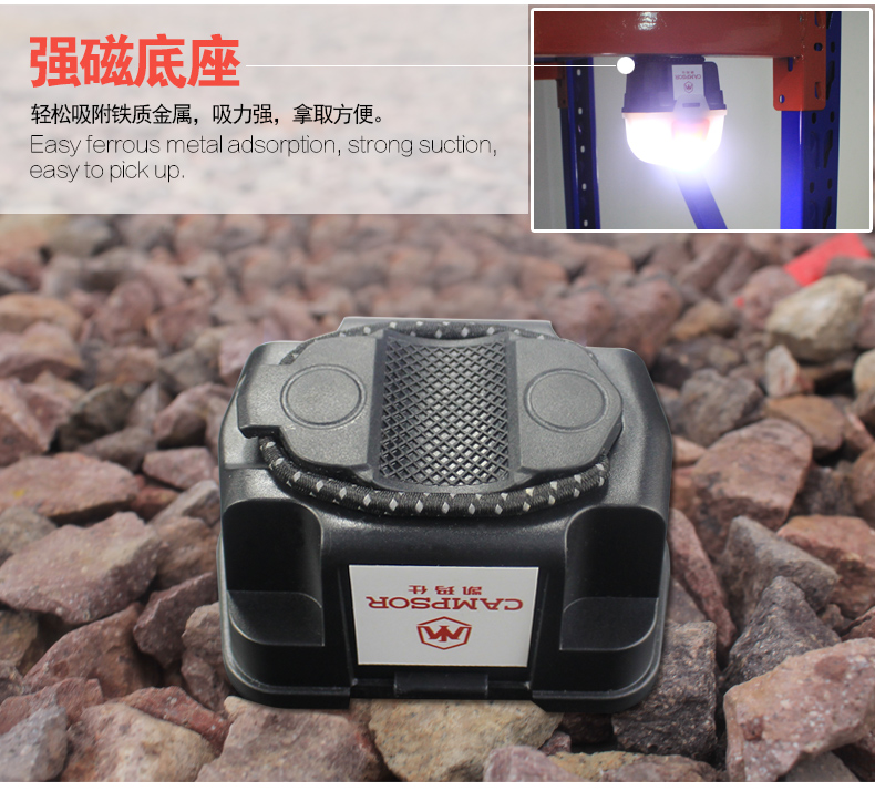 Tiện lợi ngoài trời cắm trại lều ánh sáng trại ánh sáng đa chức năng di động đèn pha cắm trại ánh sáng LED không thấm nước đèn pin mini