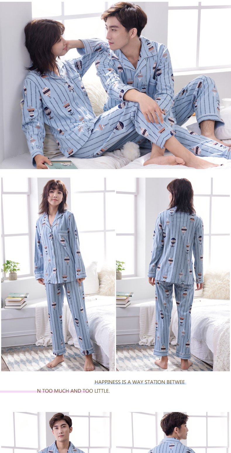 Pyjama mixte en Coton à manches longues - Ref 3005043 Image 18