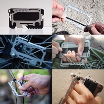 Versatile combined tool DAANGO camping for life saving 14 all-in-one card EDC tactical wallet card knife army knife