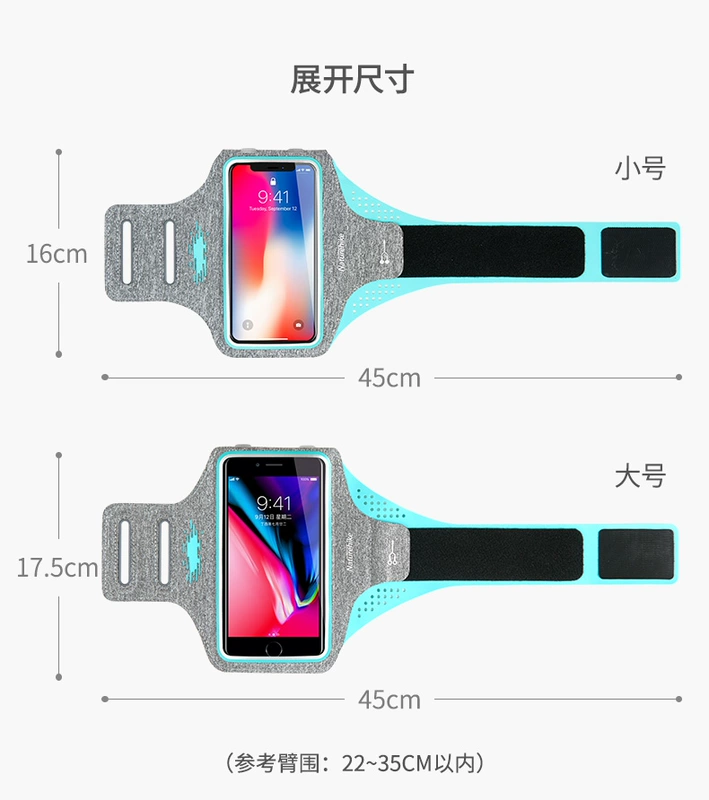 Naturehike di động thể thao điện thoại di động bao tay trong suốt Huawei Apple phổ quát chạy ngoài trời chạy thể dục - Túi xách