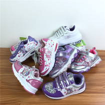 Ah round Eincisex out of the Spanish autumn and winter cartoon boys and girls light flashing light casual sneakers small white shoes