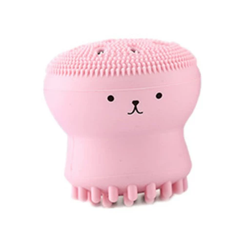 Корейский розовый милый мультфильм маленький осьминог для лица кисти поры очищение пор