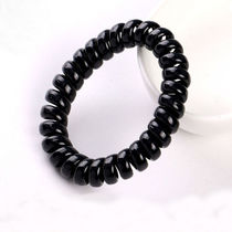 Japan and South Korea simple fashion children telephone line Hairband plate hair pony tail hair accessories women headdress high elasticity does not hurt hair