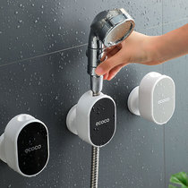 Shower head bracket universal shower head shower head hanging seat-free suction cup fixer adjustable bathroom shower base