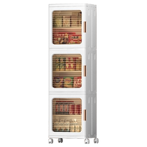 Storage cabinet installation-free storage cabinet household organization foldable snack cabinet baby and childrens clothes and toys storage cabinet