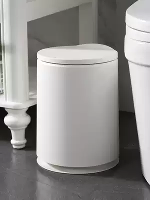 Nordic trash can home living room bedroom press kitchen powder room creative trash can desktop covered paper basket