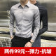 Casual shirt men's long-sleeved wedding spring and summer slim business formal wear anti-wrinkle white short-sleeved suit shirt size