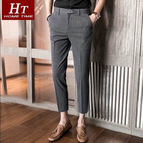 Костюм для отдыха, мужские летние трендовые штаны, в корейском стиле