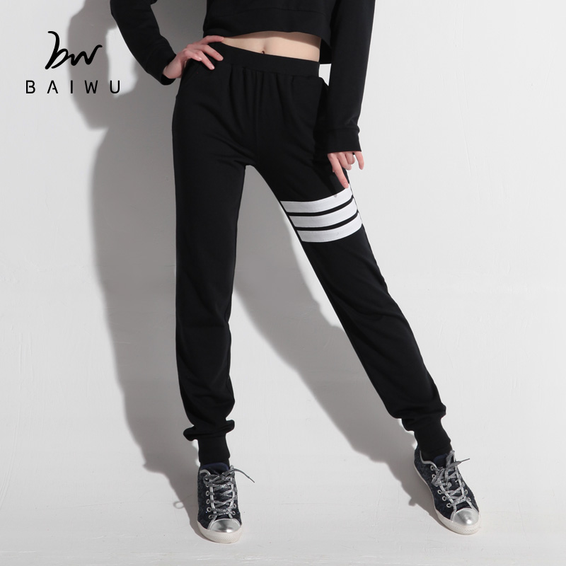 Kashiwaya Jazz Dance Closing Stitching Trousers Fashion Hip Hop Dance Training Closing Pants 116109004