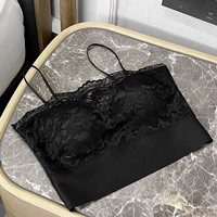 Черный бюстгальтер-топ