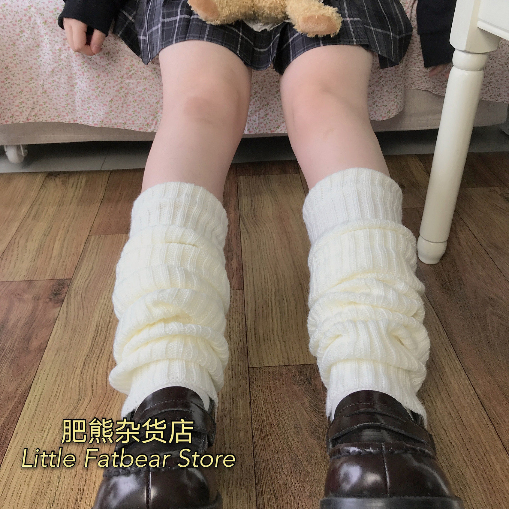 Fat Bear Shibuya Hot Girls Family Day JK Millennials Original Sox Socks Stocking Socks Bubble Socks Lengthening Leg Sleeve-Taobao