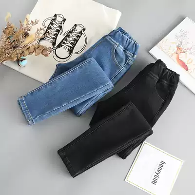 Girls Pants 2021 New Spring and Autumn Pie Jeans