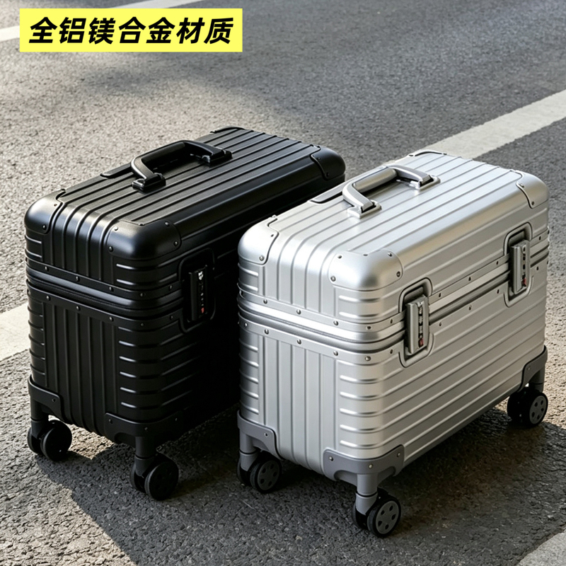 All-Aluminum Magnesium Alloy Photography Trolley Case 18inch Luggage Suitcase with Universal Wheels for Men 25 Women 22 Captain Boarding Travel Suitcase 20 All-Aluminum Magnesium Alloy Photography Trolley Case 18inch Luggage Suitcase with Universal Wheels for Men 25 Women 22 Captain Boarding Travel Suitcase 20