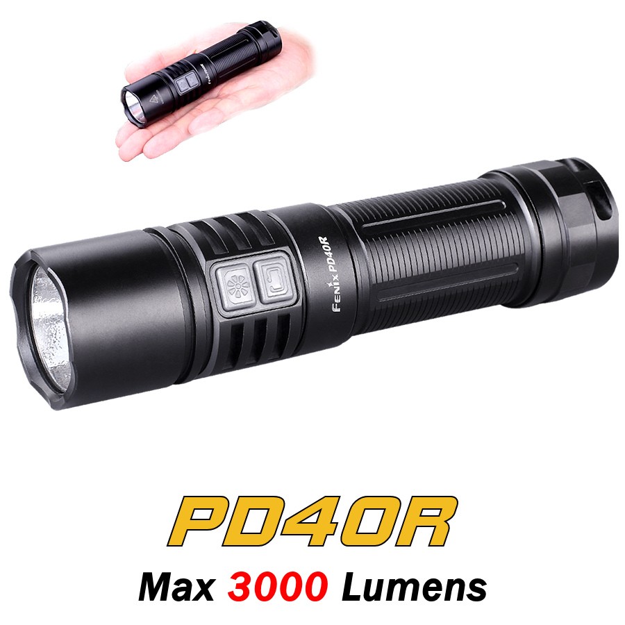 Fenix Phoenix PD40R intense light USB straight charging waterproof LED outdoor lighting flashlight