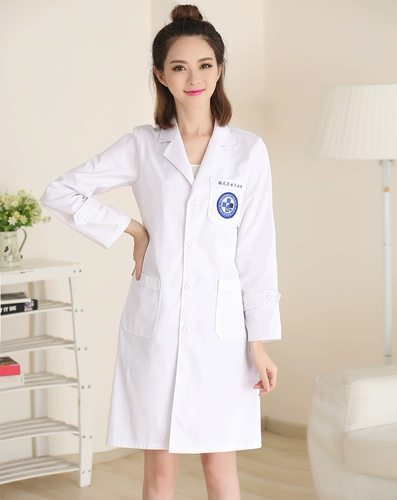 Белый халат, униформа врача, летняя униформа медсестры для работы, короткий рукав, для салонов красоты