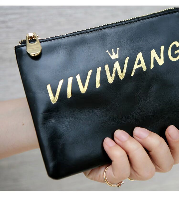 Vivi wang túi da mỹ phẩm nữ triều Hàn Quốc phiên bản đầu tiên của lớp da đổi phiếu giảm giá túi xách tay túi nhỏ điện thoại di động bao bọc giấy tờ