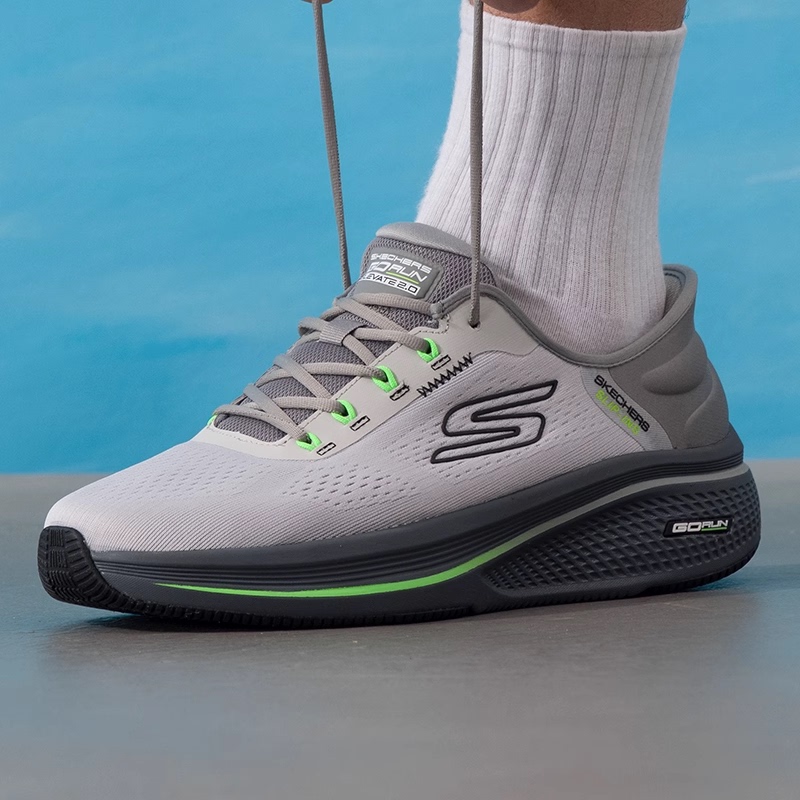 Skechers Men's Shoes, Sports Shoes, Lightweight, Comfortable, Breathable, Fashionable, Trendy, Fitness Training, Cushioning Running Shoes 220853