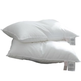 Все хлопковые дани атласной 5 -звездочной отель Pure White Velvet Core Core Adult Seck Spine Подушка Single только одна пара 2