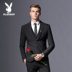 Bộ đồ vest Playboy nam phiên bản Hàn Quốc của Slim Groom chú rể váy cưới Người đàn ông tốt nhất để làm việc phù hợp với nam giới bộ vest nam Suit phù hợp