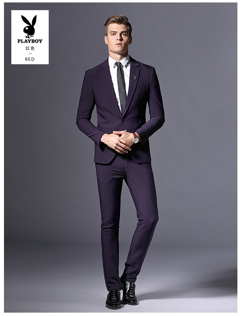 Bộ đồ vest Playboy nam phiên bản Hàn Quốc của Slim Groom chú rể váy cưới Người đàn ông tốt nhất để làm việc phù hợp với nam giới bộ vest nam