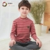 Bộ đồ lót mùa đông dày của trẻ em InBren cho bé nhung áo len bé trai cotton mùa thu đồ thể thao trẻ em Quần áo lót