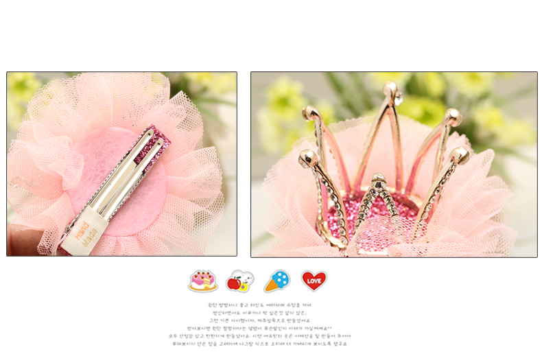Tuổi thơ trẻ con phụ kiện tóc kẹp tóc công chúa nhỏ vương miện mũ cô gái kẹp tóc đầu clip cô gái bên clip kẹp phồng chân tóc