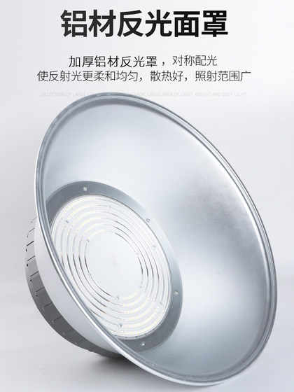 Yaming Led Industrial and Mining Lights, Factory Lighting, Ultra-Bright Factory Lights, Workshop 100W200W Industrial Pendant Lights, Ceiling Lights