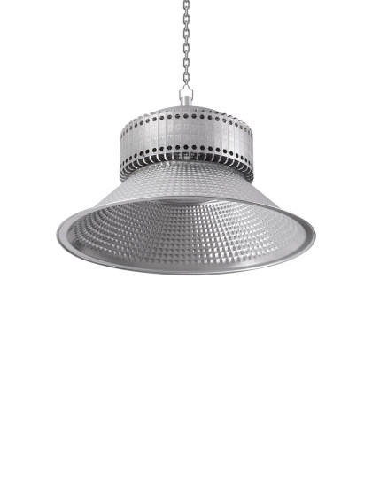 Yaming Led Industrial and Mining Light with Finned Heat Sink for Factory, Warehouse, and Workshop Lighting, 100W 200W Ultra-Bright Industrial Pendant Light