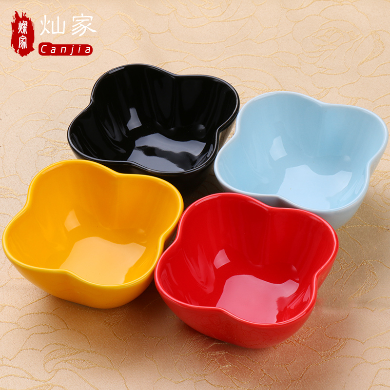 Ceramic bowl shaped bowl expressions using sweet snacks Japanese soup bowl love candy dish bowl bowl of noodles bowl bowl