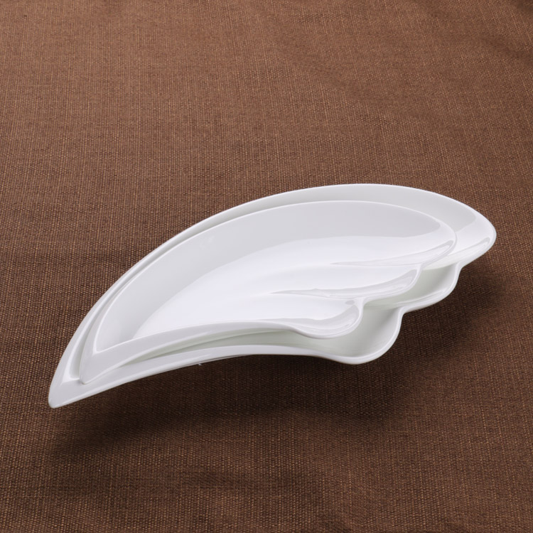 Can is high - white hotels tableware creative snack bowl plate cold dish dish fruit bowl ceramic plate