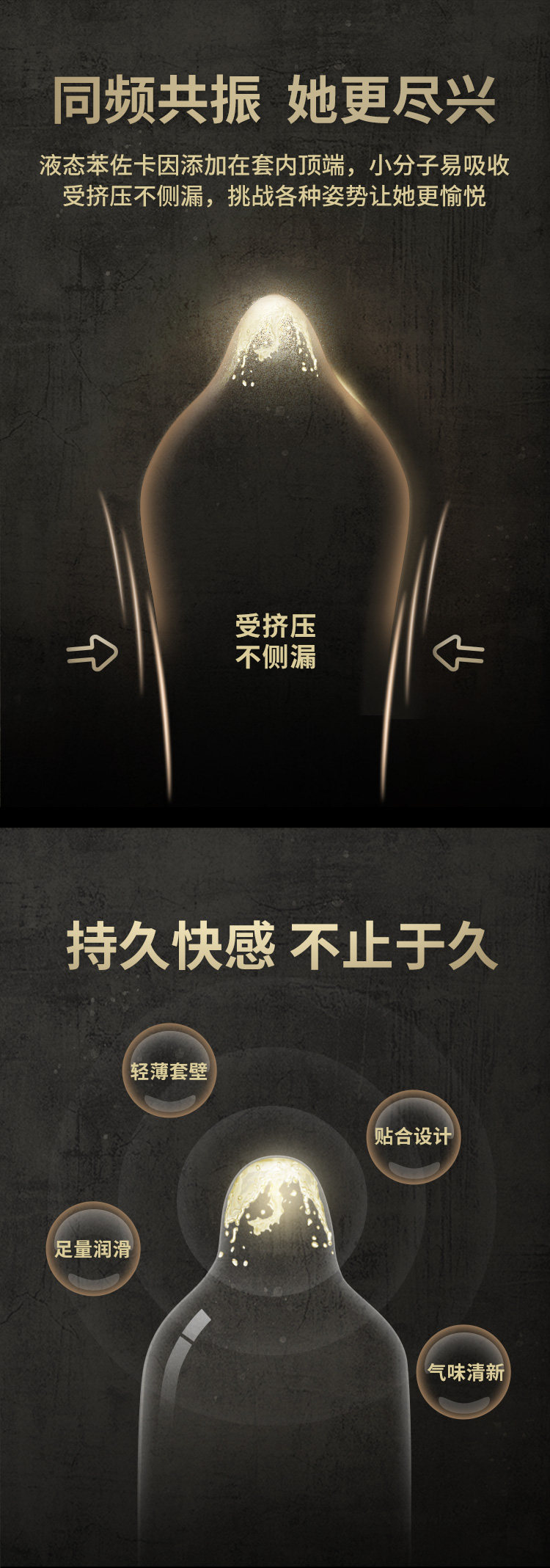 杰士邦 黄金持久礼盒 延时防早泄避孕套 18只 图3