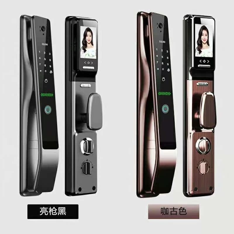 Fully automatic fingerprint lock smart password lock multi-function anti-theft door lock entry door universal interchangeable magnetic card lock
