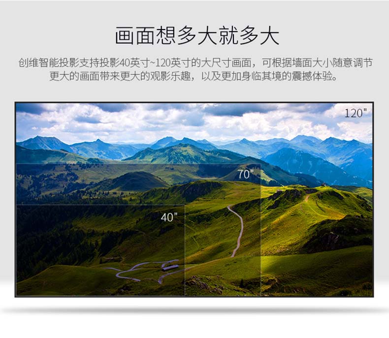 Máy chiếu gia đình Skyworth / Skyworth D1 720P HD 3D thông minh ngắn tập trung không dây wifi