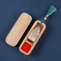 Зеленая чернильная подушечка с кисточками, 5x, 5.5см