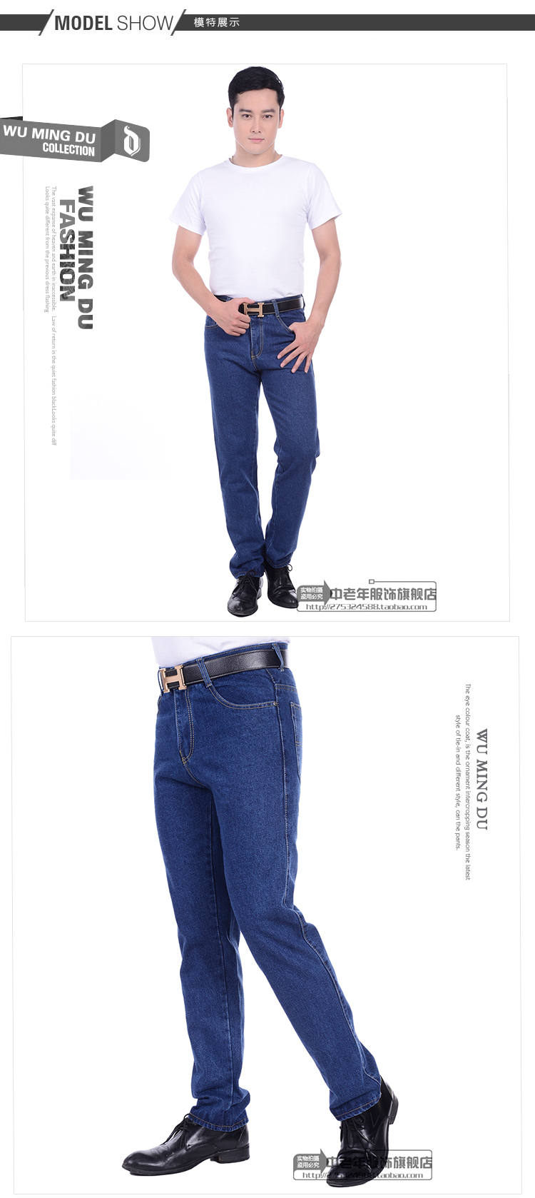 Mùa xuân và mùa hè người đàn ông trung niên của jeans overalls bông nam thẳng phần dày quần hàn bảo hiểm lao động dụng cụ túi