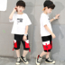 Chàng trai Set 2020 thể thao trẻ em quần áo mùa hè của hai mảnh quần áo mới cho trẻ em bộ con trai trong bầu không khí của phiên bản Hàn Quốc của phiên bản Hàn Quốc của thủy triều. 