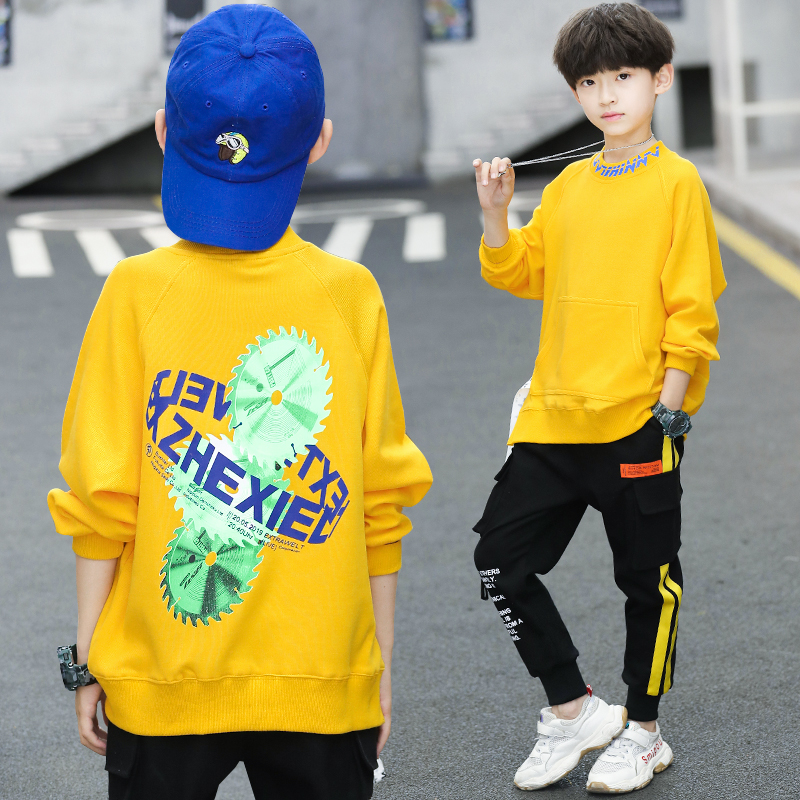 Children's suit Boys Autumn T - shirt 2022 New Spring and Fall Boys Yang T - shirt and Han Edition