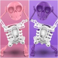 Розовый белый+фиолетовый