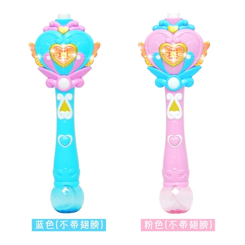 Волшебная палочка с бабочкой для принцессы, электрическая машина для пузырьков, автоматические мыльные пузыри, игрушка, полностью автоматический