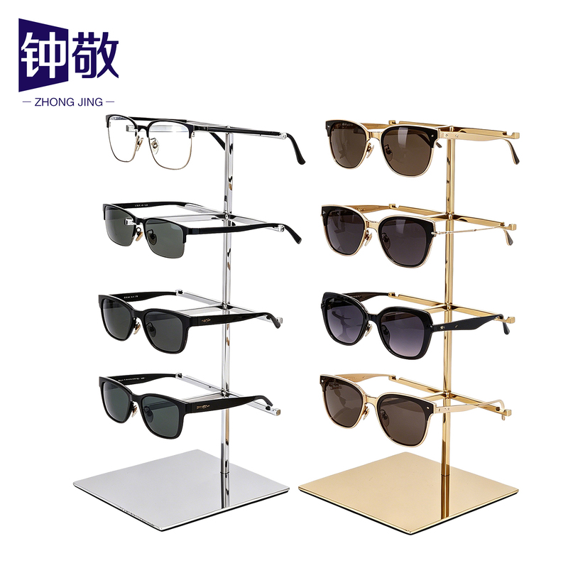 Stainless Steel Glasses Display Stand, Sunglasses Stand, Eyeglasses Store Counter Glasses Stand, Multi-Layer Glasses Display Rack Stainless Steel Glasses Display Stand, Sunglasses Stand, Eyeglasses Store Counter Glasses Stand, Multi-Layer Glasses Display Rack