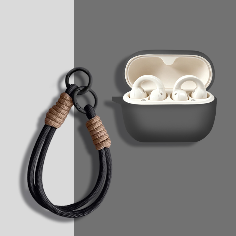 Suitable for Sennheiser Clip Earphone Protective Case, Sennheiser Accentum Clip Ear Clip Bluetooth Earphone Protective Case, Silicone Soft Case, Sennheiser Clip Earphone Case Integrated Soft Case, Simple Design